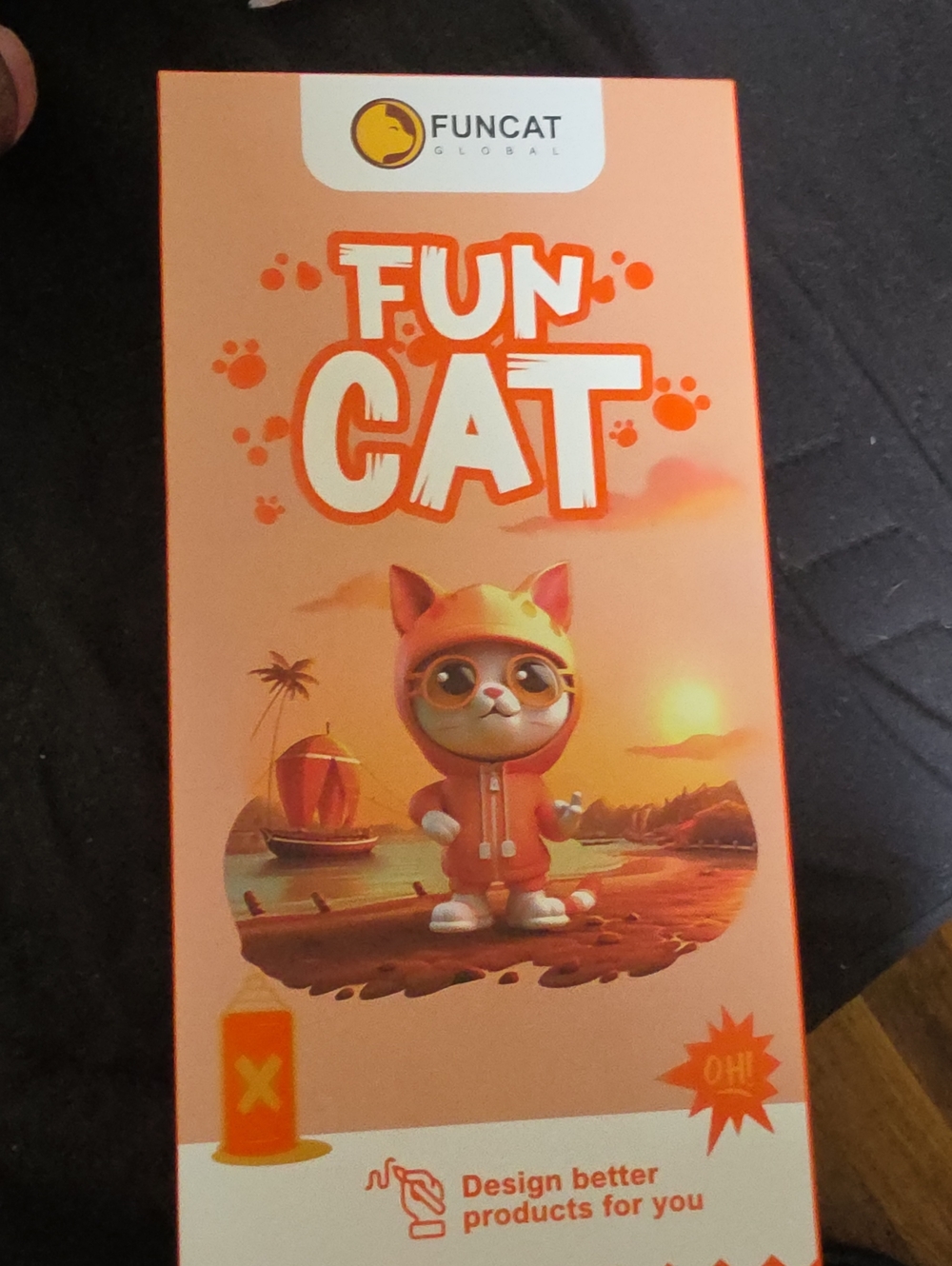 FunCat Orange Cat Screen Protector